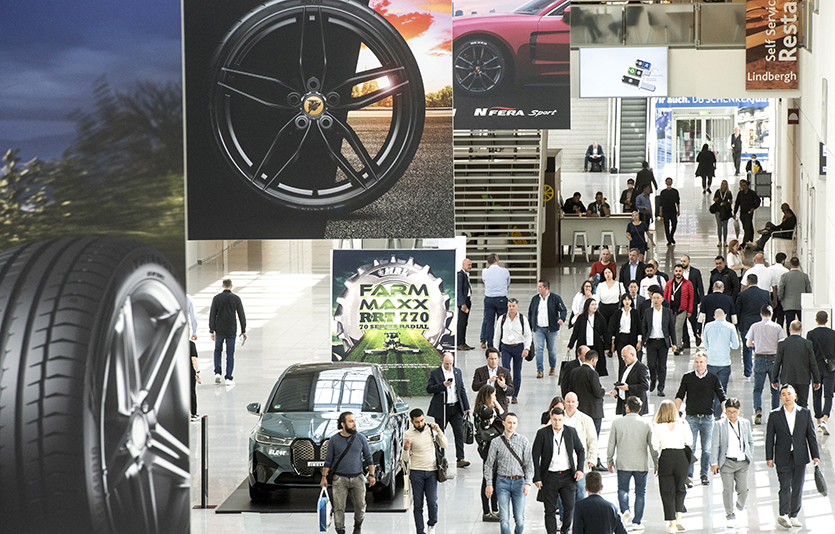 ‘더타이어쾰른 2022’ 현장. 사진=쾰른메쎄, 라인메쎄