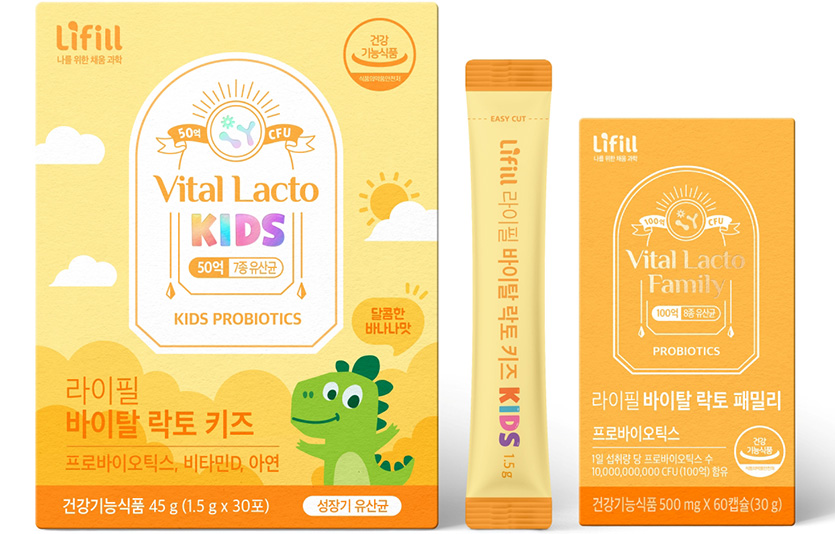 농심도 첫 프로바이오틱스 신제품 ‘라이필 바이탈 락토’를 출시하고 건기식 시장 공략을 제점화한다. 사진=농심