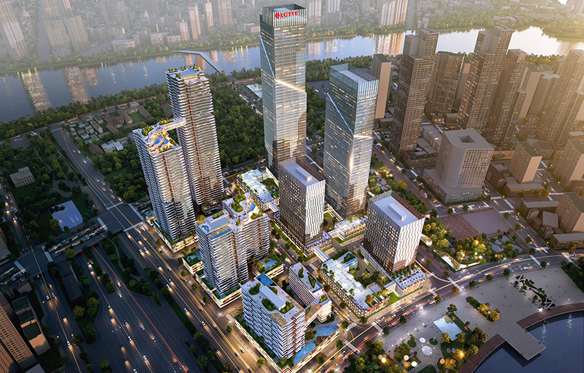 베트남 호찌민시 ‘투티엠 에코스마트시티’ 조감도. 이미지=롯데