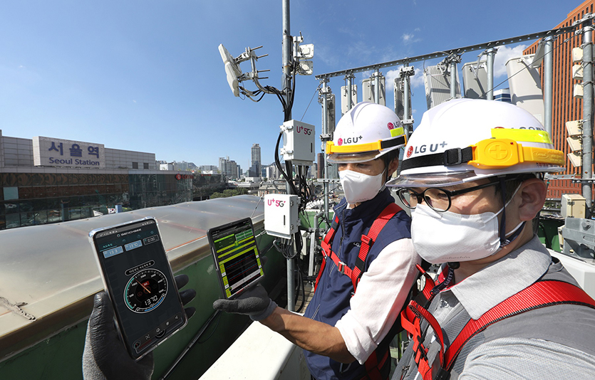 LG유플러스는 추석을 앞두고 한반도에 북상할 것으로 예상되는 태풍 ‘힌남노’에 대비해 네트워크 특별 점검을 완료했다. 사진=LG유플러스