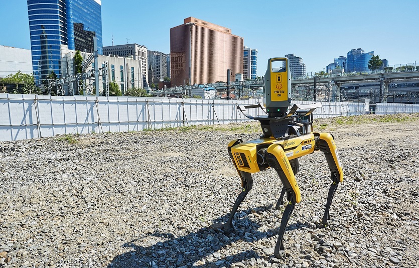 [사진3] 한화건설 서울역 현장 스마트 건설기술 시연.jpg