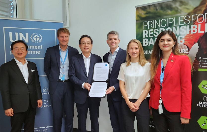 1010 [엠바고] 손태승 회장, 글로벌 ESG 리더 만나 국제협력 논의_1.jpg