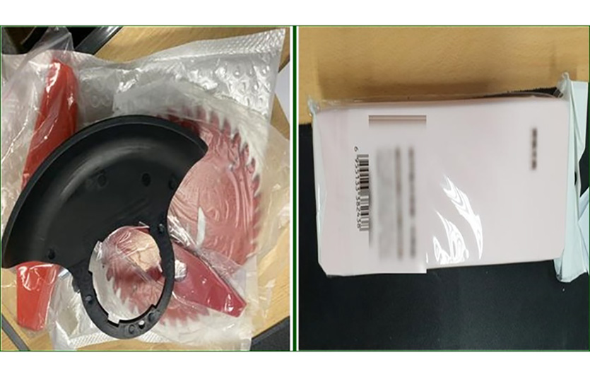 안전인증·안전확인신고를 하지 않거나 인증정보 허위표시로 세관 합동점검에서 단속된 물품들. 사진=관세청, 국가기술표준원