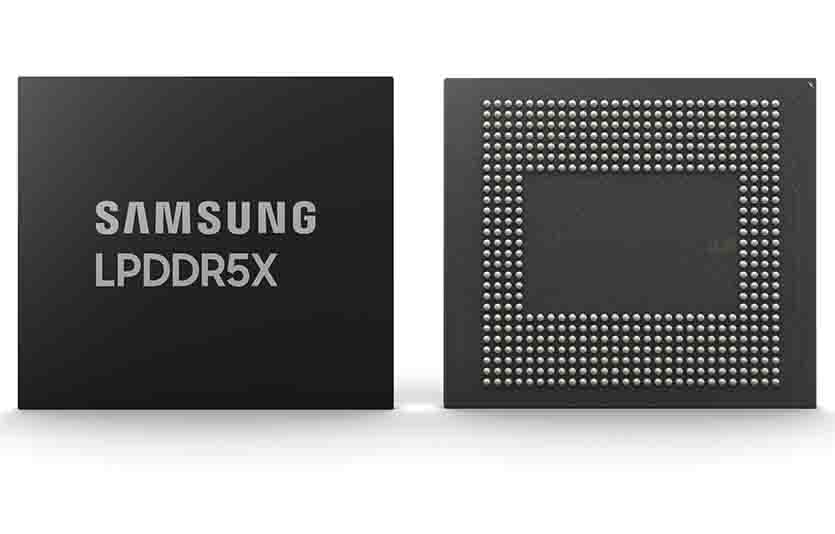 삼성전자 LPDDR5X D램. 사진=삼성전자