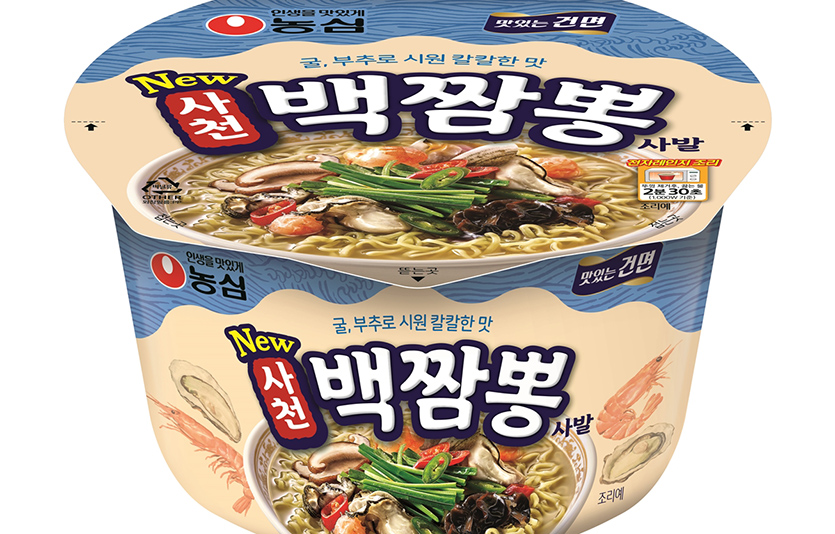 농심은 신제품 ‘사천백짬뽕사발’을 출시했다. 사진=농심