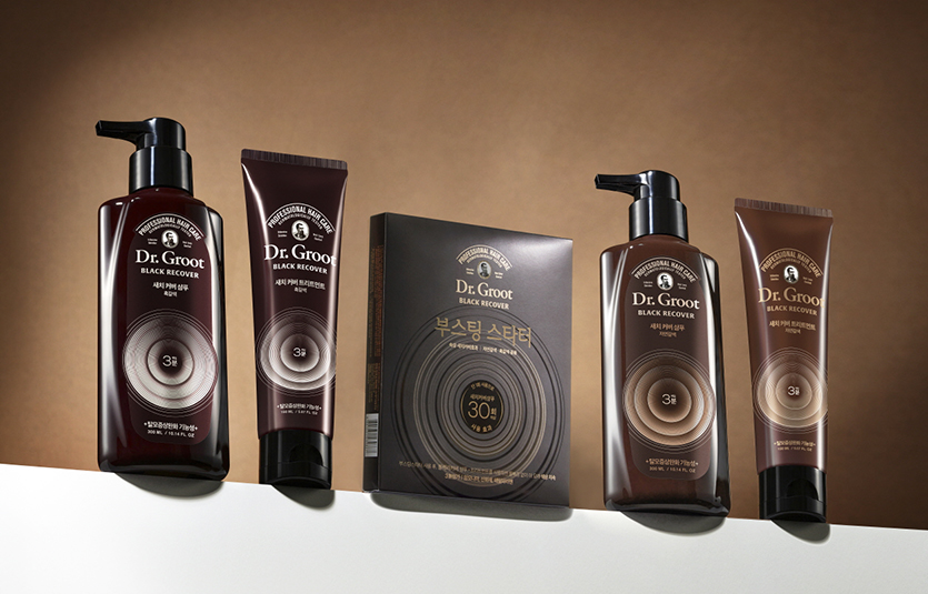 ‘닥터그루트 블랙리커버 부스팅 스타터’. 사진=LG생활건강
