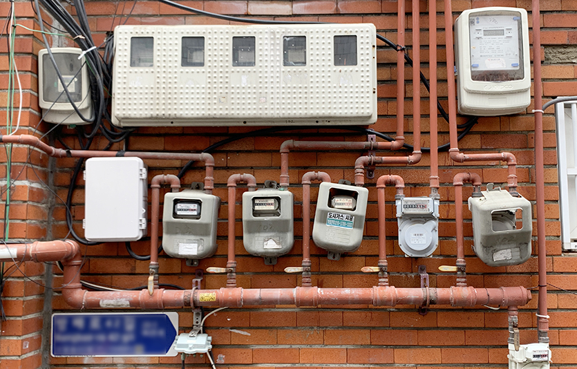 가스 계량기. 사진=김성미 기자