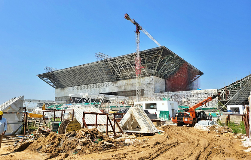 IICC  현장 건립공사 모습. 사진=킨텍스