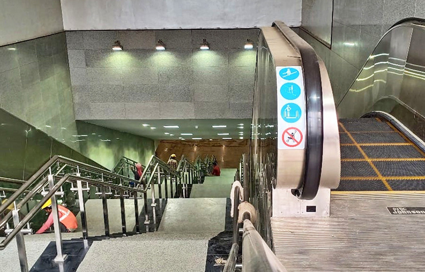 공항철도, 도심 고속화도로 등 IICC 접근성 개선을 위한 인프라 건설도 순조롭다. IICC역사. 사진=킨텍스