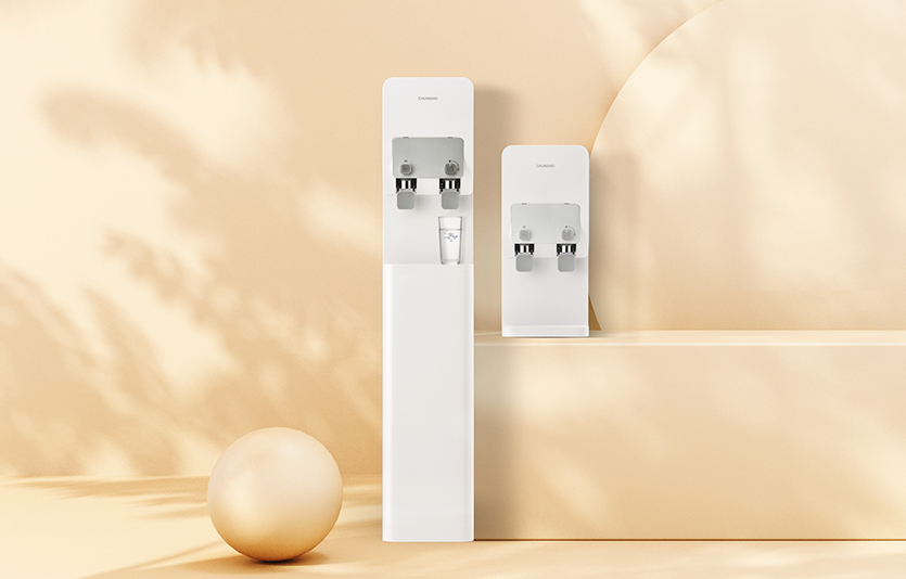 좌측부터 청호 냉온정수기 애니 플러스S와 애니 플러스. 사진=청호나이스