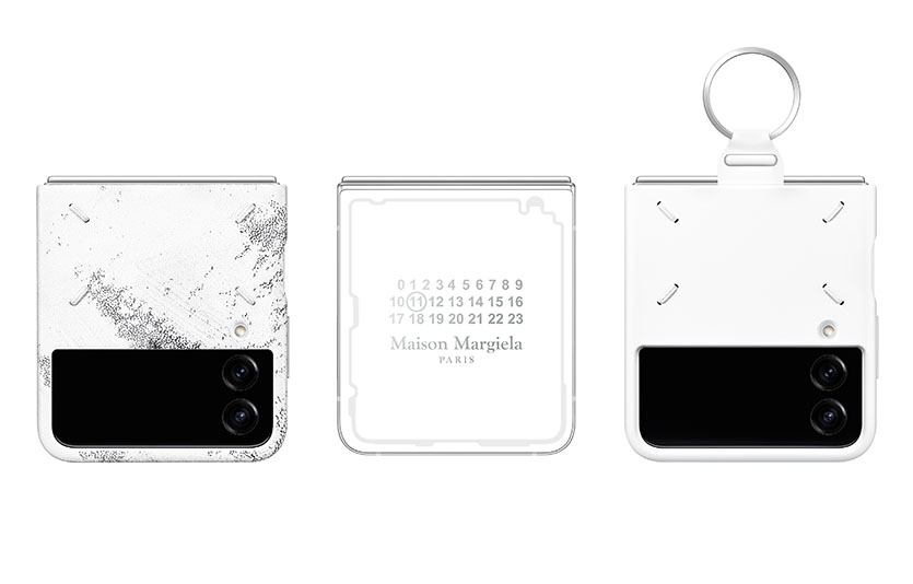 삼성전자가 파리 오트쿠튀르 하우스 브랜드 ‘메종 마르지엘라’와 협업한 ‘갤럭시 Z플립4’ 스페셜 에디션을 9일 공개했다. 사진=삼성전자