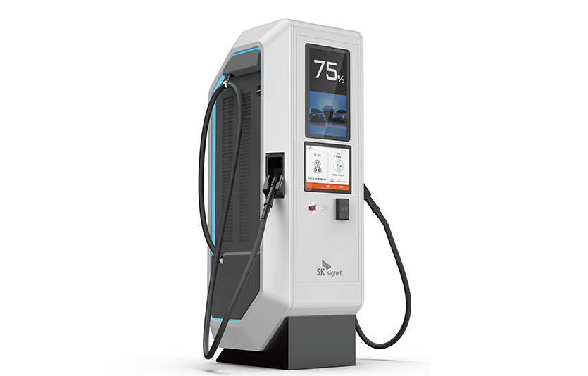 SK시그넷 미국 공장에서 생산 예정인 350kW 이상 초급속 충전기. 사진=SK시그넷