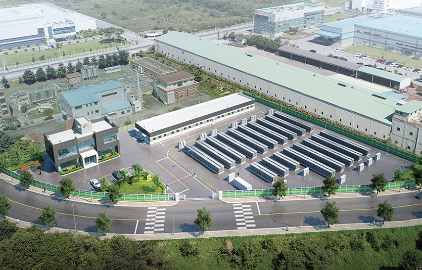 30일 상업운전을 개시한 SK디앤디의 수소연료전지 발전소 ‘음성에코파크’. 사진=SK디앤디