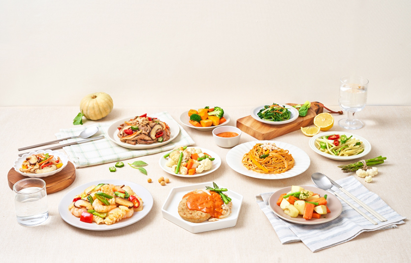 암경험자들의 건강한 회복을 위해 풀무원 디자인밀이 선보이는 ‘암환자용 식단형 식품’. 사진=풀무원