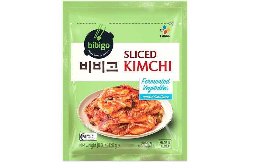 CJ제일제당이 차별화된 발효기술로 개발한 수출용 전략 제품을 앞세워 세계시장 공략을 본격화 한다. 사진은 수출용 비비고 상온 김치. 사진=CJ제일제당