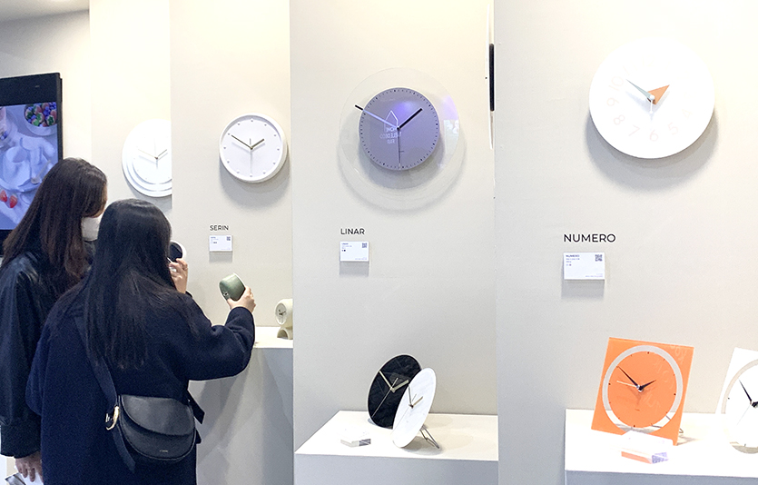 ‘2022 홈·테이블데코페어’에 출품된 전시품들. 사진=김성미 기자