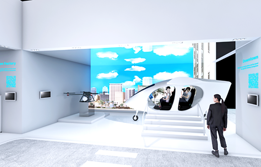 SK텔레콤은 ‘CES 2023’에서 ‘넷제로(탄소 순배출량 0)’ 달성을 위한 3가지 친환경 정보통신기술(ICT)을 선보인다. SK텔레콤 전시관 조감도. 사진=SK텔레콤
