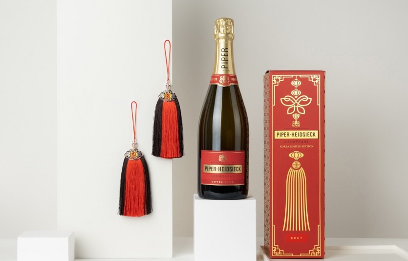 파이퍼하이직 코리아 에디션 샴페인. 사진=롯데백화점