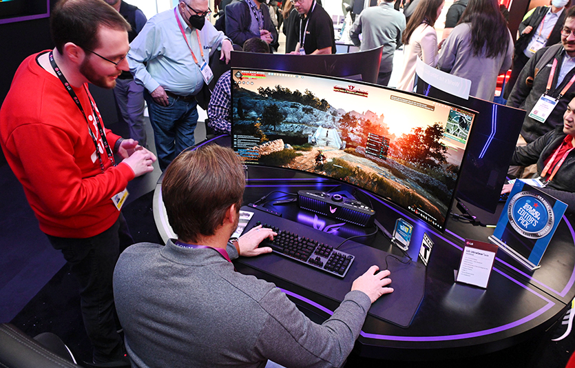 LG 올레드 플렉스 게이밍 존. 사진=LG전자