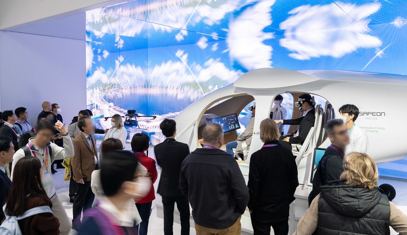 SK텔레콤 실감 UAM 체험 라스베이거스 매료시켰다-3.jpg