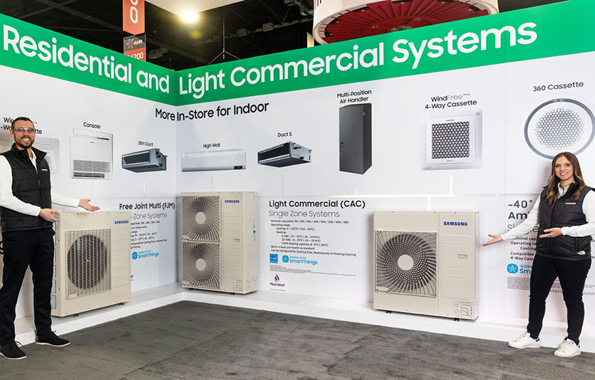 ‘AHR 엑스포 2023’ 삼성전자 부스. 사진=삼성전자