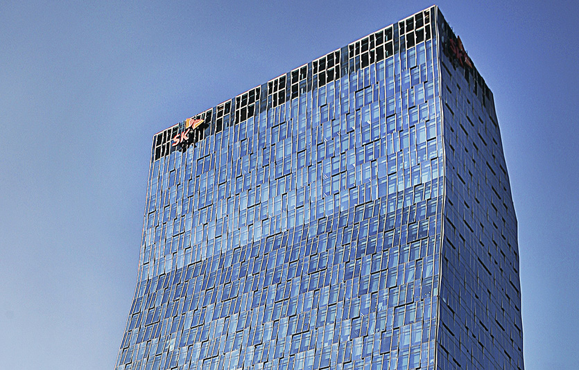 SK텔레콤은 ‘DJSI’ 월드지수에 14년째 편입됐다. SK T타워. 사진=SK텔레콤