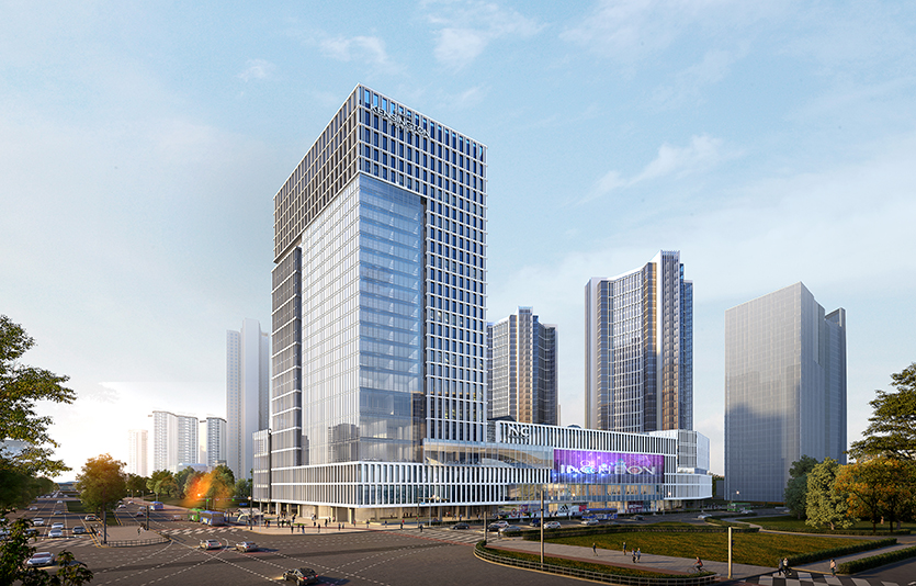 이랜드 컴플렉스 투시도. 사진=인천경제청