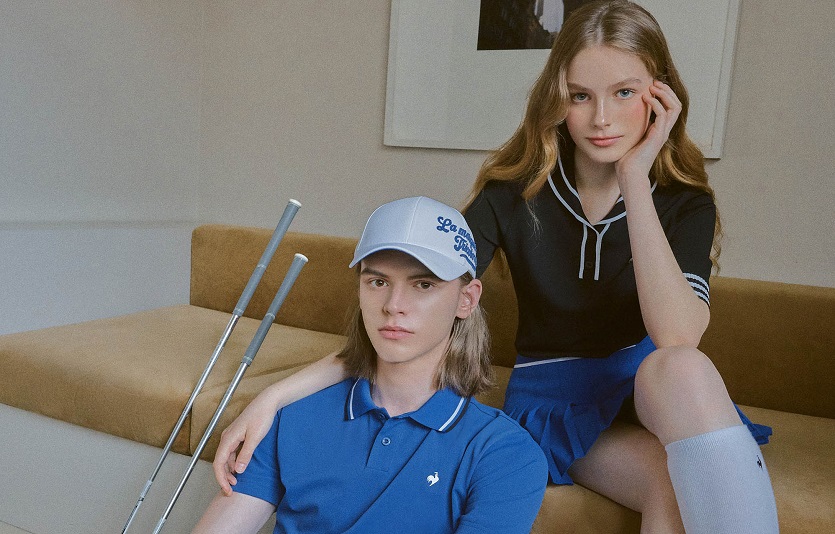 르꼬끄골프가 ’코트 앤 필드’ 캠페인과 함께 봄 시즌 컬렉션을 선보인다. 사진=데상트코리아