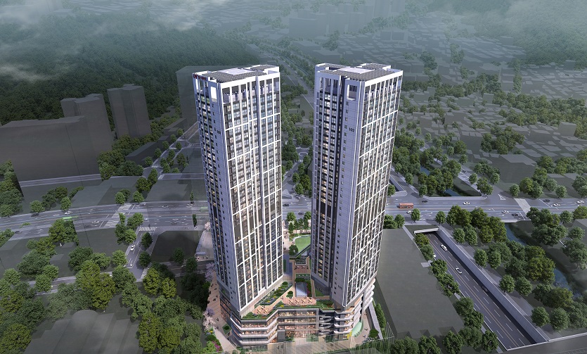 서울 은평구 증산동에 들어설 '힐스테이트 DMC역' 조감도. 사진=현대건설