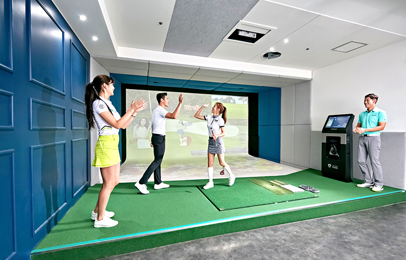 골프존이 미국 뉴욕 팰리세이드센터에 ‘골프존소셜' 1호점을 그랜드 오픈했다. 사진은 골프존의 스크린골프장 가맹 사업 '골프존파크' 매장 모습. 사진=골프존