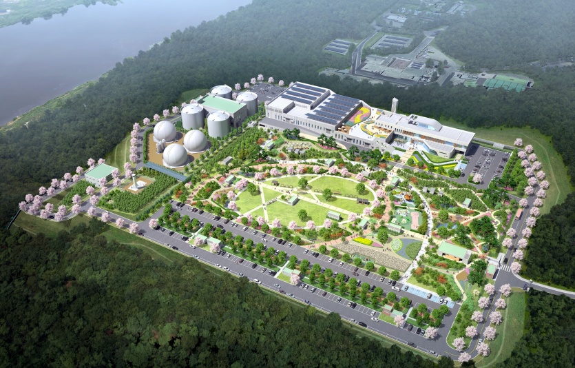 대전 하수처리장 시설현대화 민간투자사업 조감도. 사진=(주)한화 건설부문