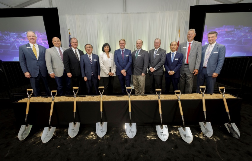 골든 트라이앵글 폴리머스 프로젝트(GTPP) 기공식 현장. 사진=DL이앤씨