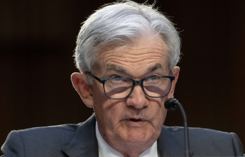 제롬 파월 연방준비제도 의장이 7일(현지시간) 상원 은행위원회 청문회에 출석해 발언하고 있다. 사진=뉴시스/AP