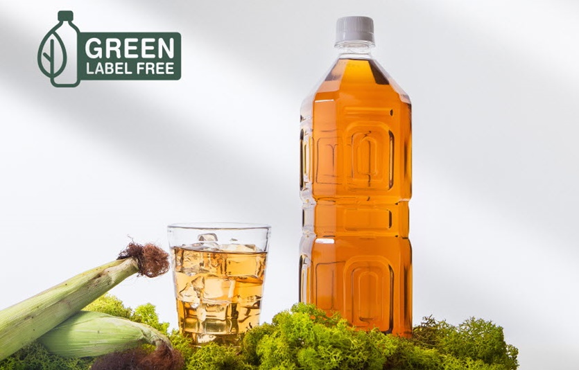 광동제약이 옥수수수염차, 헛개차 등 차음료 계열의 무라벨 제품을 출시했다. 사진=광동제약