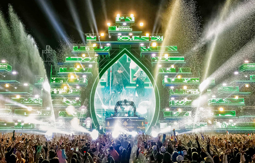 지난해 열린 워터밤 서울 2022 현장. 사진=한화호텔앤드리조트