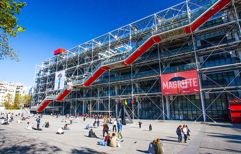 프랑스 파리 퐁피두센터 외경. 사진=한화