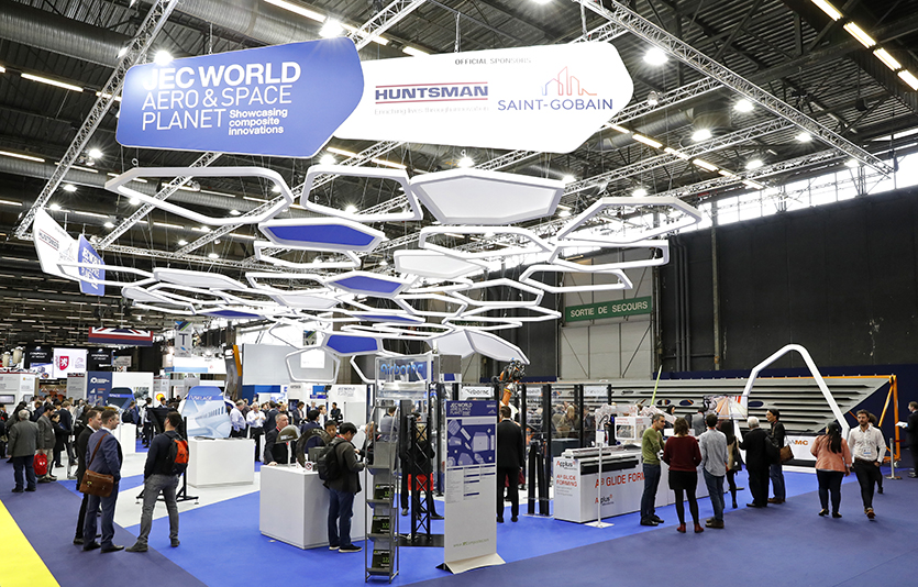 세계 최대 복합소재 및 응용분야 전시회 ‘JEC 월드’가 코로나19 3년만에 돌아온다. ‘JEC 월드 2019’ 전경. 사진=JEC, 프로모살롱 코리아