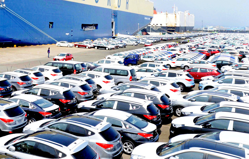 현대차 울산 선적 부두. 사진=현대자동차