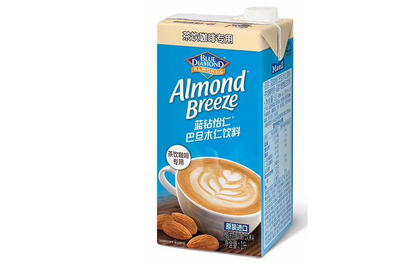 스타벅스차이나에 납품되는 매일유업 아몬드브리즈 바리스타 제품. 사진=매일유업