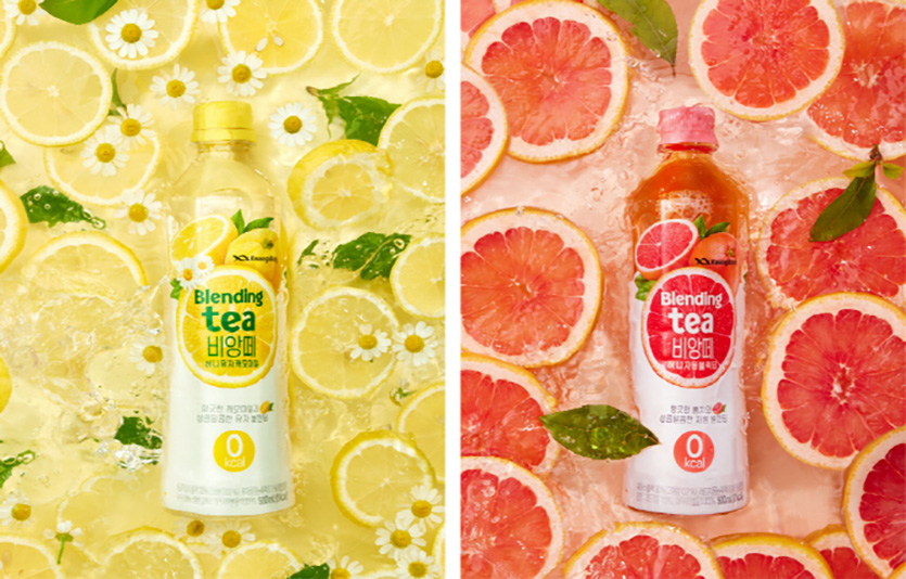 광동제약은 당류∙칼로리 제로 블렌딩티 ‘비앙떼’를 출시했다. 사진=광동제약