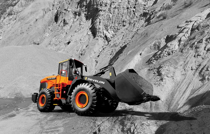 디벨론 휠로더 모델. 사진=HD현대인프라코어