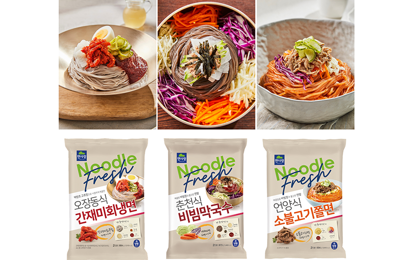면사랑 여름 비빔면 3종. 사진=면사랑