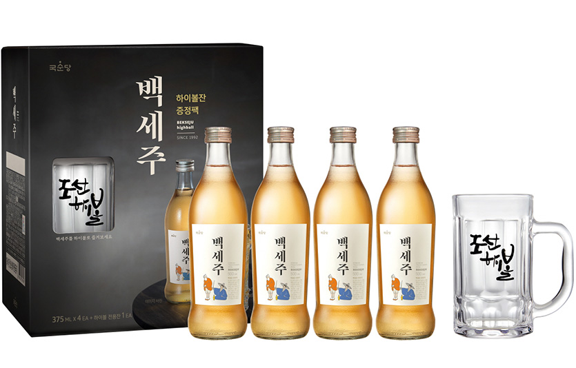 국순당은 ‘백세주 조선하이볼 기획세트’를 재출시했다. 사진=국순당