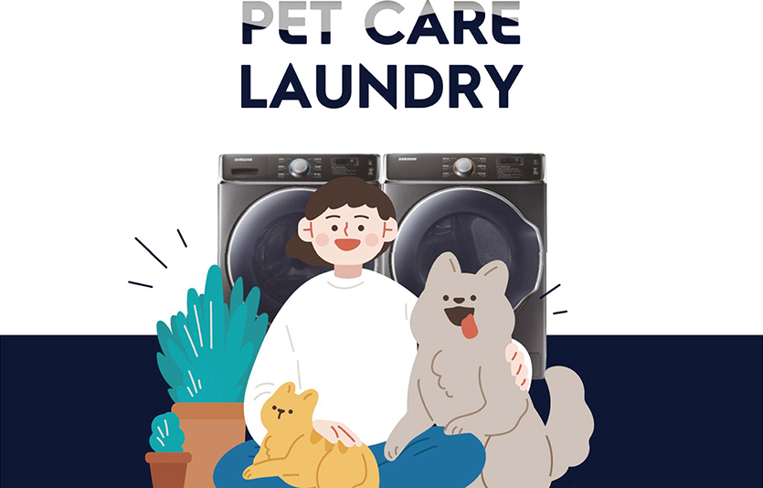 코리아런드리는 펫전용 셀프 세탁소를 선보였다. 이미지=코리아런드리