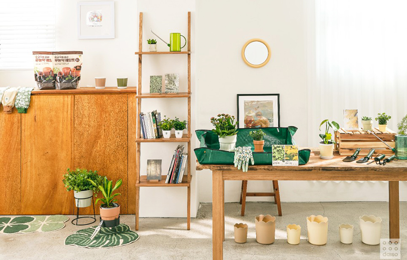 균일가 생활용품점 ㈜아성다이소가 ‘원예용품 기획전’을 진행한다. 사진=아성다이소