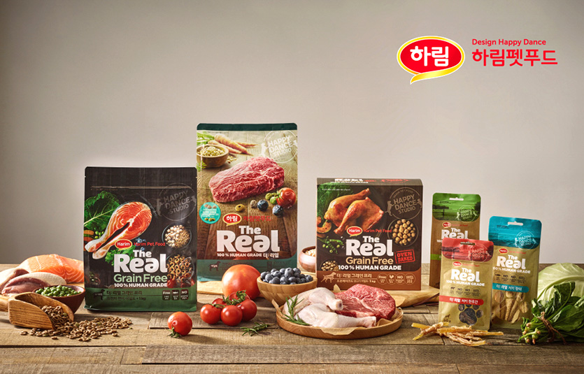 하림펫푸드 ‘더리얼’ 제품들. 사진=하림펫푸드