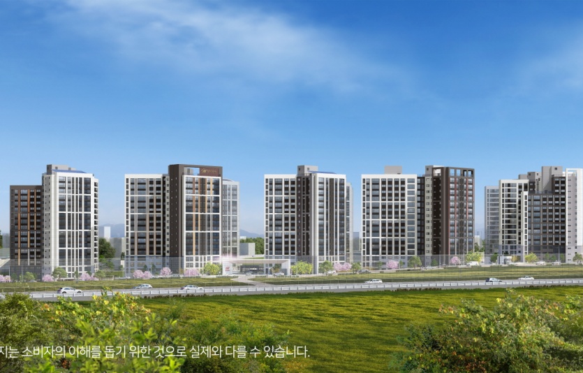 힐스테이트 원주 레스티지 투시도. 사진=현대건설