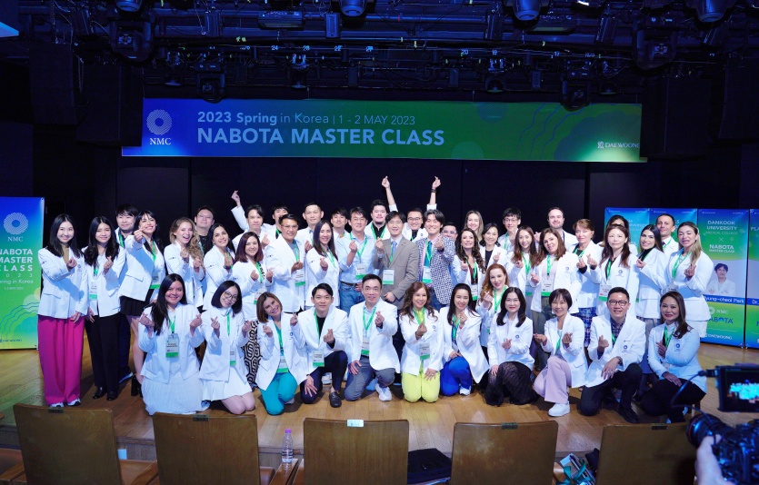 '나보타 마스터 클래스 2023'에 참가한 해외 의료진. 사진=대웅제약