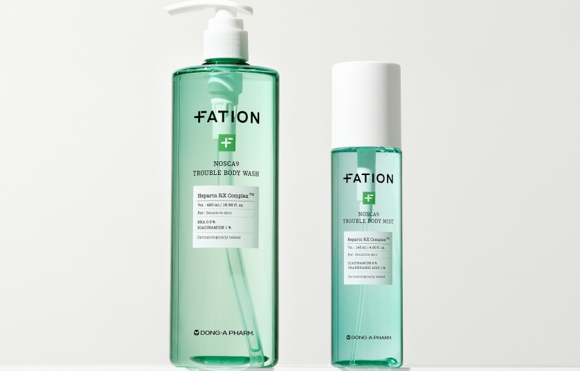 노스키나인 트러블 바디워시&미스트 2종 출시. 사진=동아제약