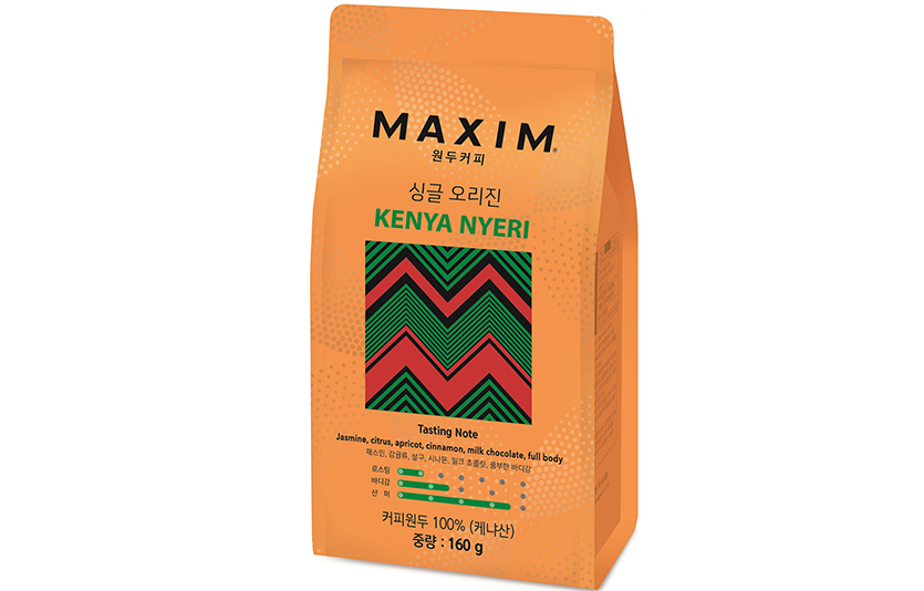 동서식품, 카페25 ‘맥심 원두커피 싱글 오리진 케냐 니에리’ 출시. 사진=동서식품
